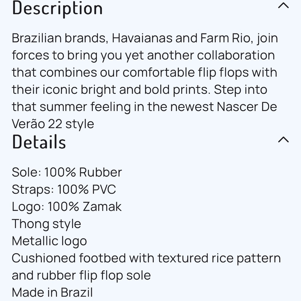 Havaianas Farm Rio Summer Flip Flops 🩴 NWOT - Picture 8 of 12